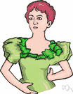 dame - informal terms for a (young) woman