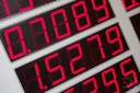 alphanumeric display - a display that gives the information in the form of characters (numbers or letters)