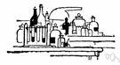 laboratory bench - a workbench in a laboratory