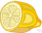 lemon oil - fragrant yellow oil obtained from the lemon peel