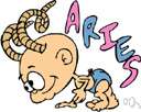 Aries - (astrology) a person who is born while the sun is in Aries