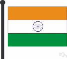 India - a republic in the Asian subcontinent in southern Asia