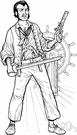 Jean Lafitte - French pirate who aided the United States in the War of 1812 and received an official pardon for his crimes (1780-1826)