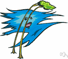 elements - violent or severe weather (viewed as caused by the action of the four elements)