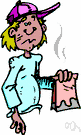 body odor - malodorousness resulting from a failure to bathe
