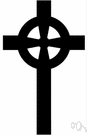 Celtic cross - a Latin cross with a ring surrounding the intersection