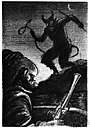 devil - (Judeo-Christian and Islamic religions) chief spirit of evil and adversary of God