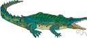 Tomistoma schlegeli - crocodile of southeast Asia similar to but smaller than the gavial