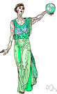 Ge - (Greek mythology) goddess of the earth and mother of Cronus and the Titans in ancient mythology
