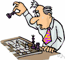 chess player - someone who plays the game of chess