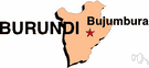 Burundi - a landlocked republic in east central Africa on the northeastern shore of Lake Tanganyika