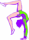 summerset - an acrobatic feat in which the feet roll over the head (either forward or backward) and return