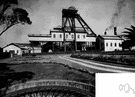 colliery - a workplace consisting of a coal mine plus all the buildings and equipment connected with it