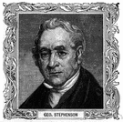 George Stephenson - English railway pioneer who built the first passenger railway in 1825 (1781-1848)