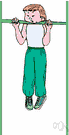 chinning bar - a horizontal bar on which you can chin yourself