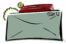 parcel bomb - a thin explosive device inside an envelope or package and detonated when opened