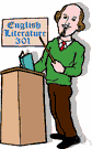 English professor - someone who teaches English