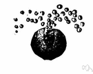 spore sac - organ containing or producing spores