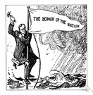 political program - a document stating the aims and principles of a political party