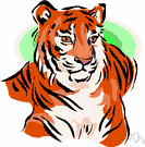 big cat - any of several large cats typically able to roar and living in the wild