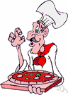 pizza shop - a shop where pizzas are made and sold