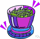 turnip greens - tender leaves of young white turnips