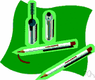 eyebrow pencil - makeup provided by a cosmetic pencil that is used to darken the eyebrows
