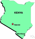 Republic of Kenya - a republic in eastern Africa