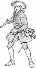Bartholomew Roberts - a Welsh pirate credited with having taken more than 400 ships (1682-1722)
