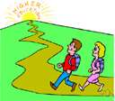 onward motion - the act of moving forward (as toward a goal)
