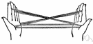 cat's cradle - a game played with string looped over the fingers