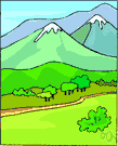 mountain trail - a trail through mountainous country