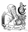 ave Maria - a salutation to the Virgin Mary now used in prayers to her