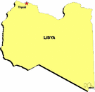 Socialist People's Libyan Arab Jamahiriya - a military dictatorship in northern Africa on the Mediterranean