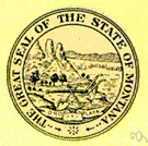 Montana - a state in northwestern United States on the Canadian border