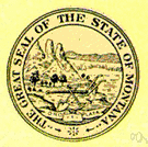 Treasure State - a state in northwestern United States on the Canadian border