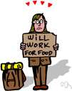 unemployed person