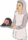 Salome - woman whose dancing beguiled Herod into giving her the head of John the Baptist