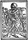 danse macabre - a medieval dance in which a skeleton representing death leads a procession of others to the grave
