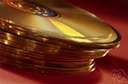 audio CD - compact discs used to reproduce sound (voice and music)