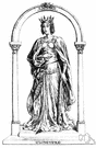 Guinevere - (Arthurian legend) wife of King Arthur