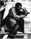 Heraclitus - a presocratic Greek philosopher who said that fire is the origin of all things and that permanence is an illusion as all things are in perpetual flux (circa 500 BC)
