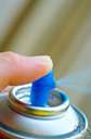 aerosolized - in the form of ultramicroscopic solid or liquid particles dispersed or suspended in air or gas