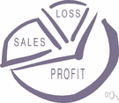 pie chart - a circular chart divided into triangular areas proportional to the percentages of the whole