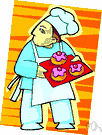 pastry cook - a chef who specializes in pastry
