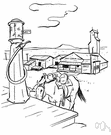 town gas - coal gas manufactured for domestic and industrial use