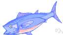 tuna - any very large marine food and game fish of the genus Thunnus
