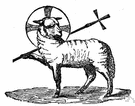 paschal lamb - figure of a lamb