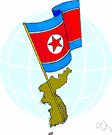 Democratic People's Republic of Korea - a communist country in the northern half of the Korean Peninsula