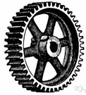 spur gear - gear wheels that mesh in the same plane